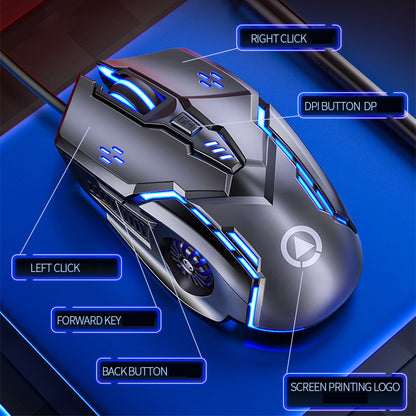 Titan G-6 | Ultra-Responsive Gaming Mouse